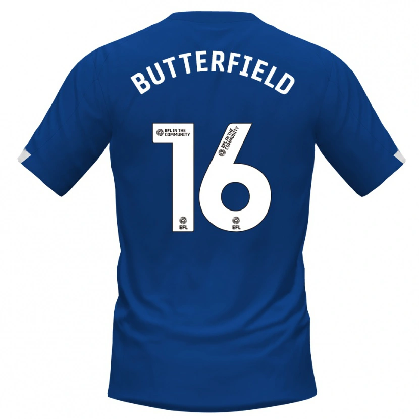 Danxen Herren Luke Butterfield #16 Blau Weiß Heimtrikot Trikot 2025/26 T-Shirt Österreich