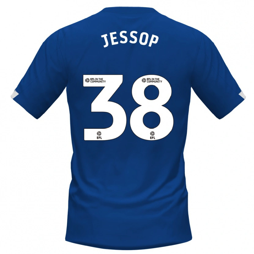 Danxen Herren Liam Jessop #38 Blau Weiß Heimtrikot Trikot 2025/26 T-Shirt Österreich