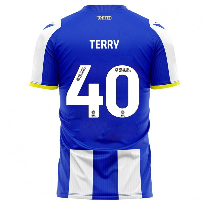 Danxen Herren Frankie Terry #40 Blau Weiß Heimtrikot Trikot 2025/26 T-Shirt Österreich