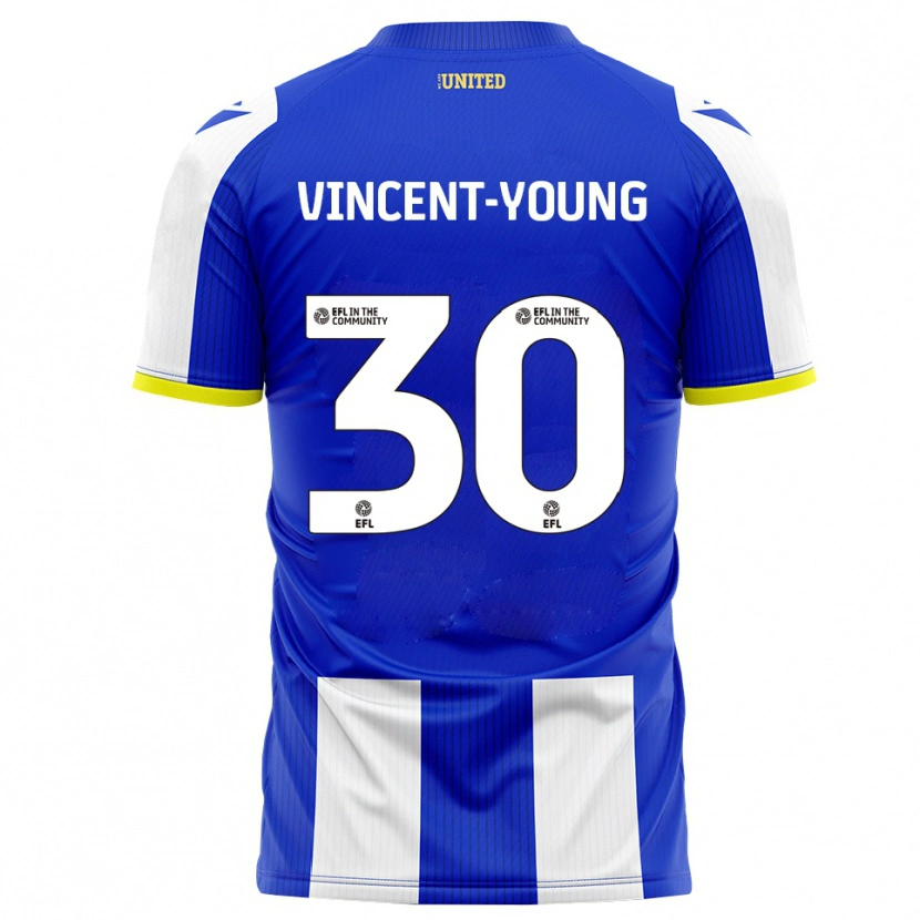 Danxen Herren Kane Vincent-Young #30 Blau Weiß Heimtrikot Trikot 2025/26 T-Shirt Österreich