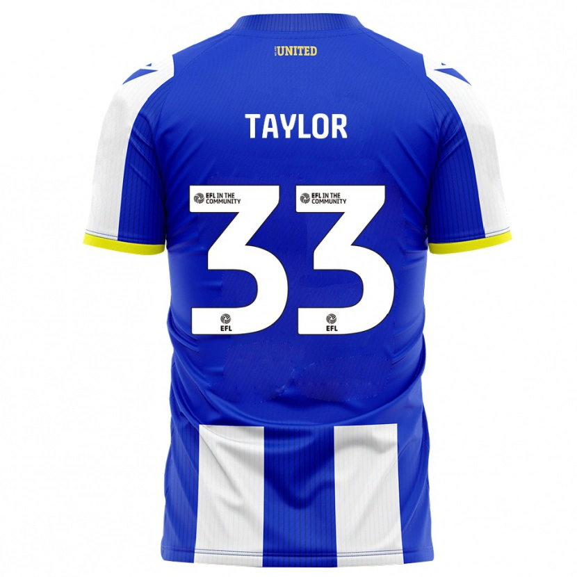 Danxen Herren Lyle Taylor #33 Blau Weiß Heimtrikot Trikot 2025/26 T-Shirt Österreich
