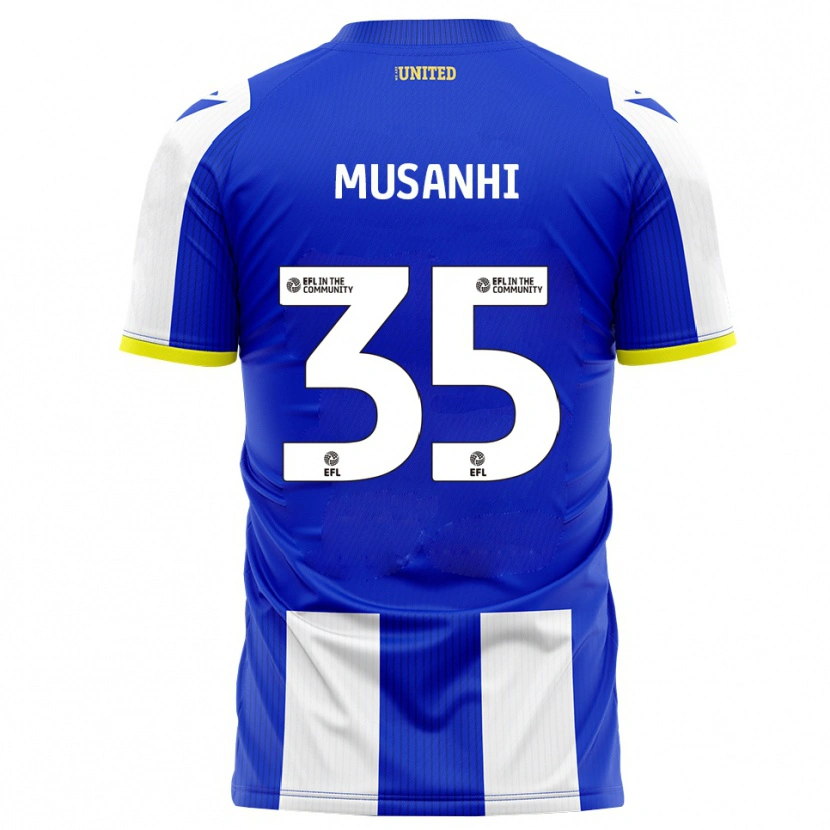Danxen Herren Kurai Musanhi #35 Blau Weiß Heimtrikot Trikot 2025/26 T-Shirt Österreich