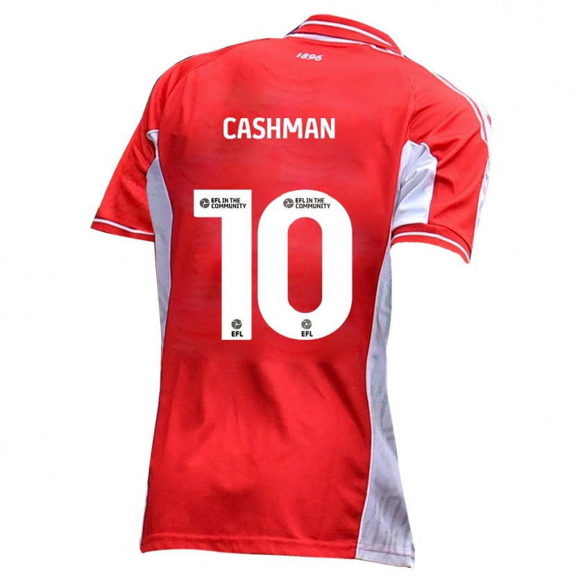 Danxen Herren Danny Cashman #10 Rot Weiß Heimtrikot Trikot 2025/26 T-Shirt Österreich