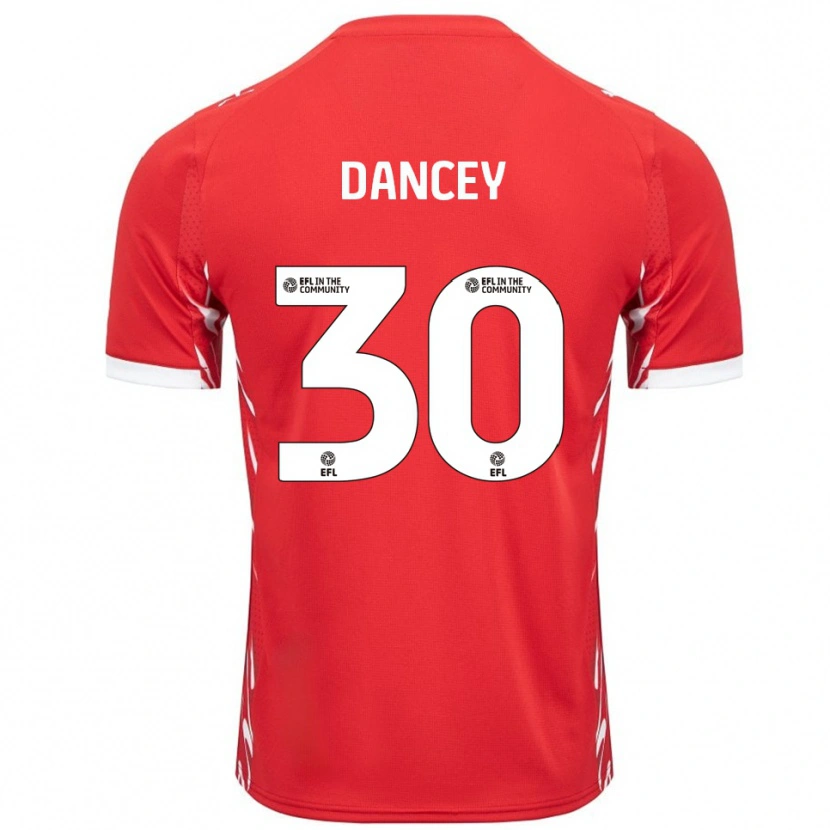 Danxen Herren Stan Dancey #30 Rot Weiß Heimtrikot Trikot 2025/26 T-Shirt Österreich