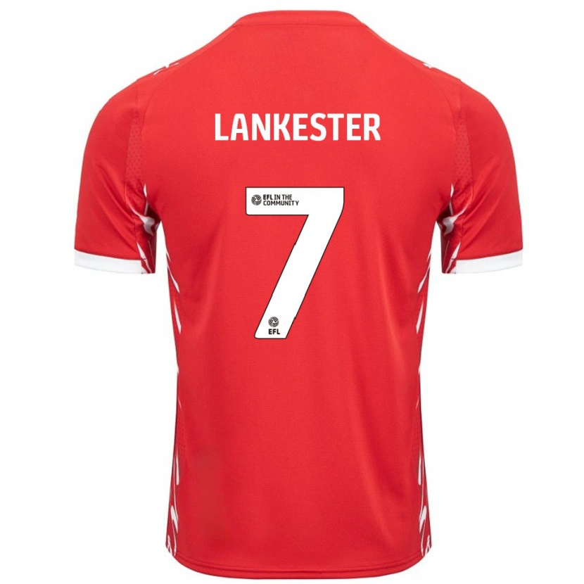 Danxen Herren Jack Lankester #7 Rot Weiß Heimtrikot Trikot 2025/26 T-Shirt Österreich
