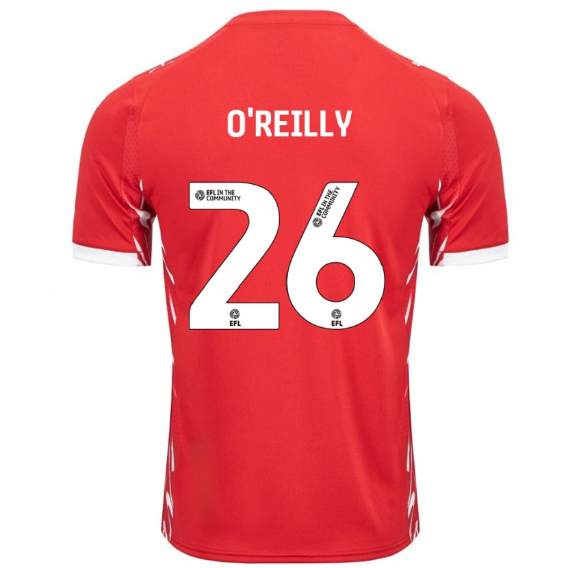 Danxen Herren Tommi O'reilly #26 Rot Weiß Heimtrikot Trikot 2025/26 T-Shirt Österreich