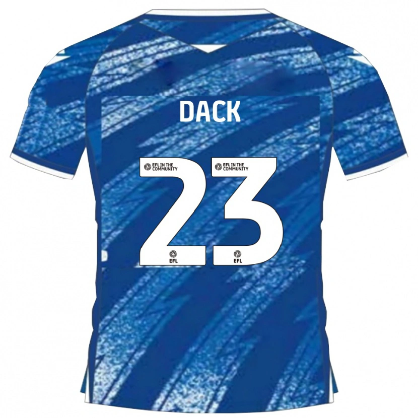 Danxen Herren Bradley Dack #23 Blau Weiß Heimtrikot Trikot 2025/26 T-Shirt Österreich