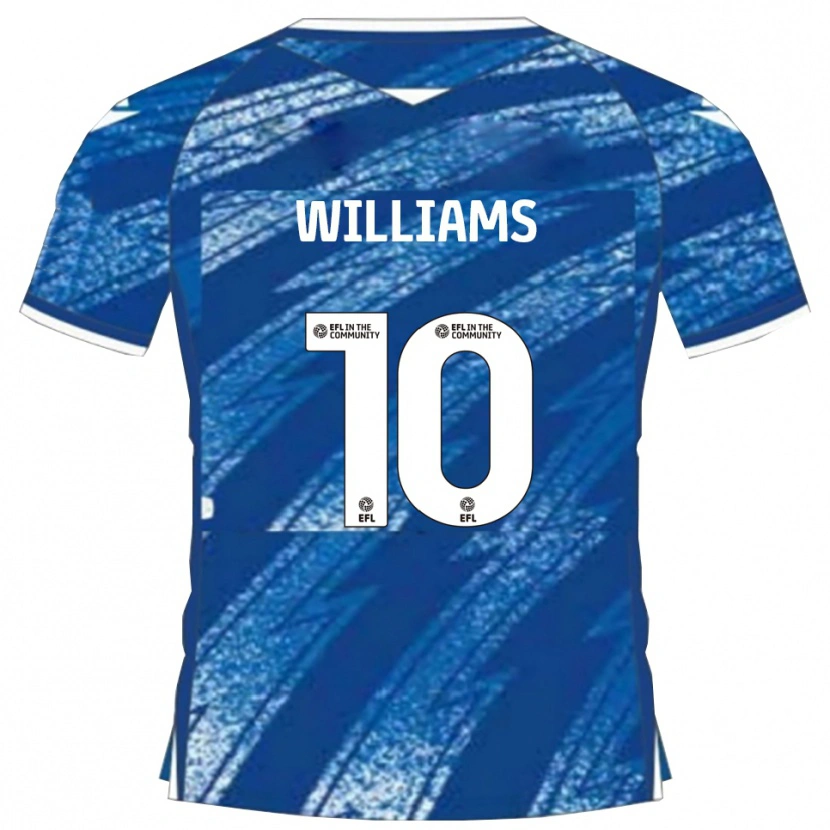 Danxen Herren Jonny Williams #10 Blau Weiß Heimtrikot Trikot 2025/26 T-Shirt Österreich