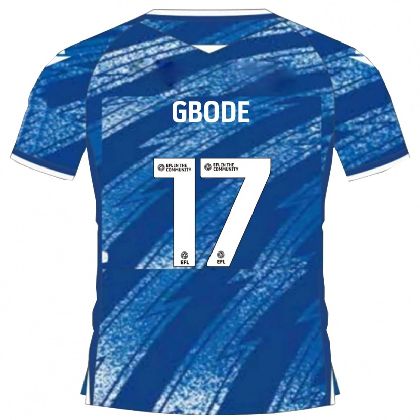 Danxen Herren Joseph Gbode #17 Blau Weiß Heimtrikot Trikot 2025/26 T-Shirt Österreich