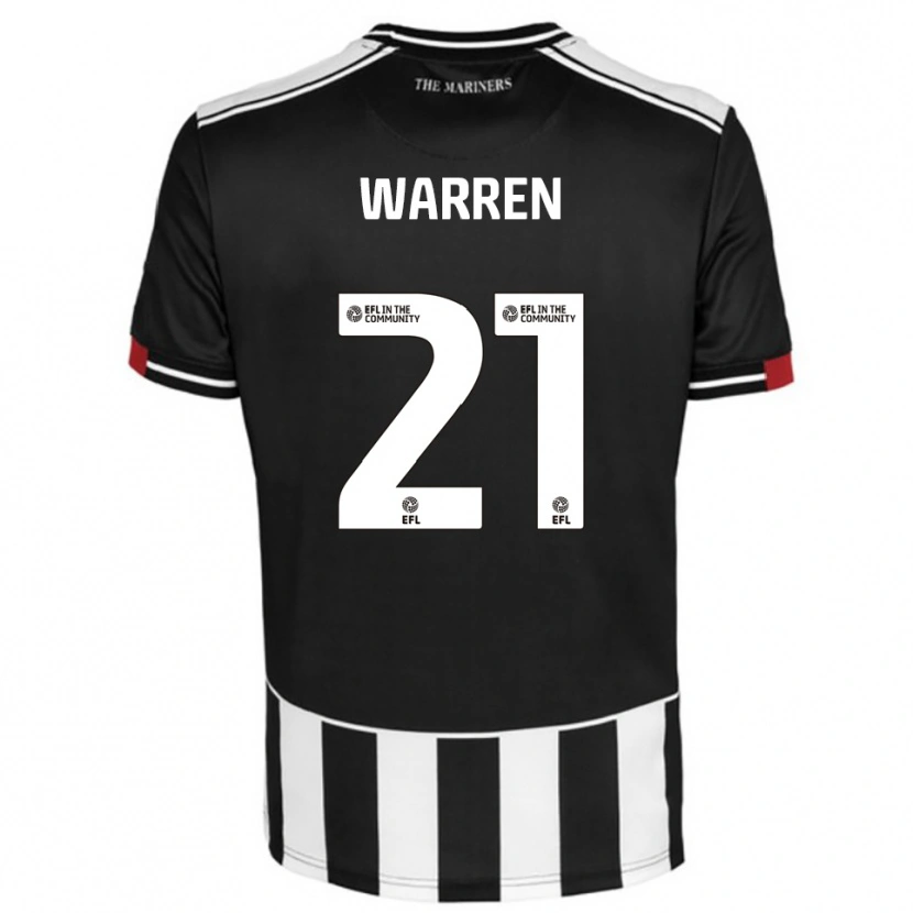Danxen Herren Tyrell Warren #21 Schwarz Weiß Rot Heimtrikot Trikot 2025/26 T-Shirt Österreich