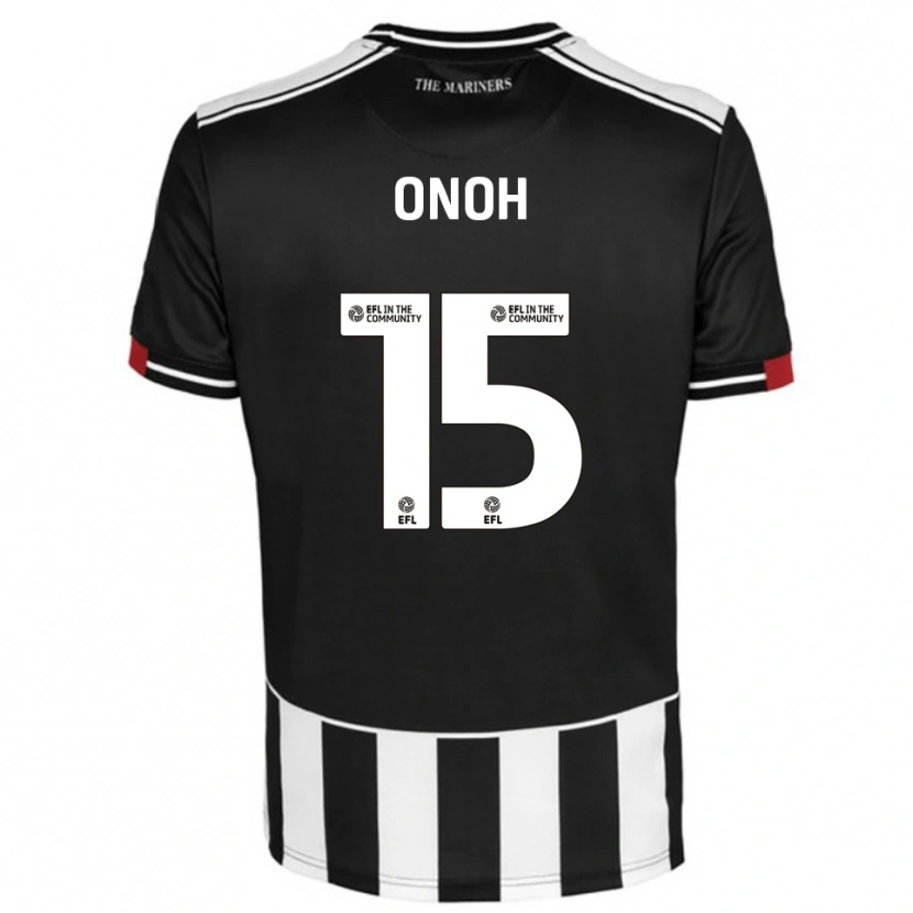 Danxen Herren Fortune Onoh #15 Schwarz Weiß Rot Heimtrikot Trikot 2025/26 T-Shirt Österreich