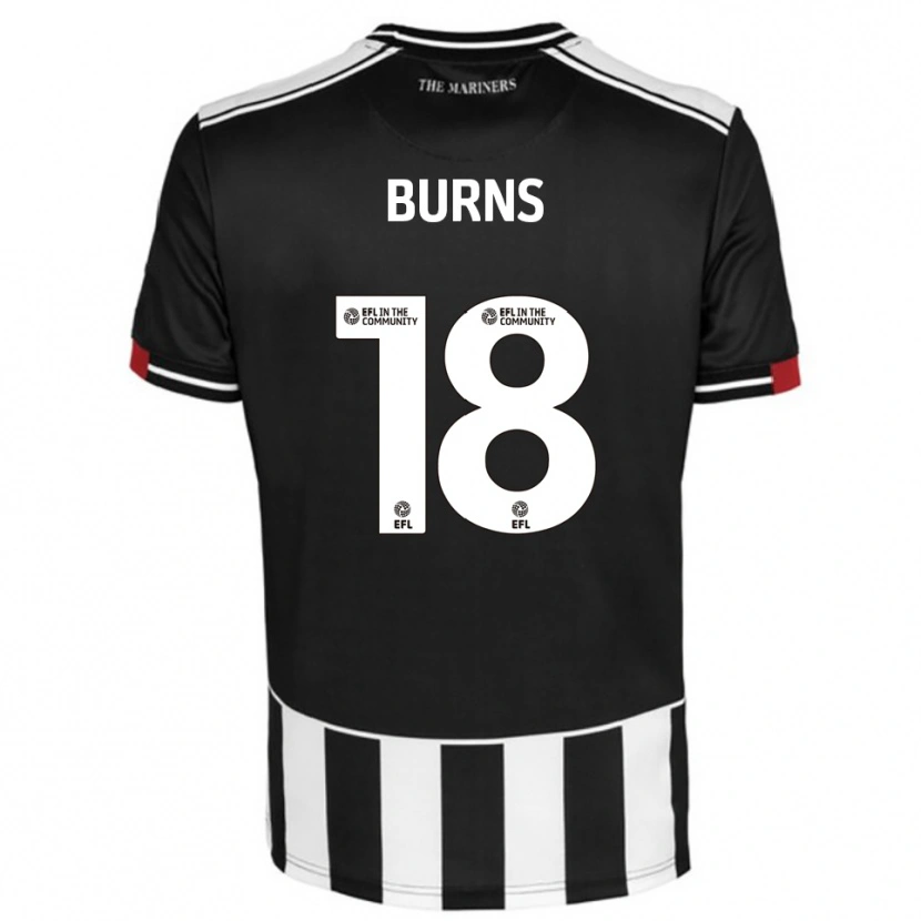 Danxen Herren Darragh Burns #18 Schwarz Weiß Rot Heimtrikot Trikot 2025/26 T-Shirt Österreich