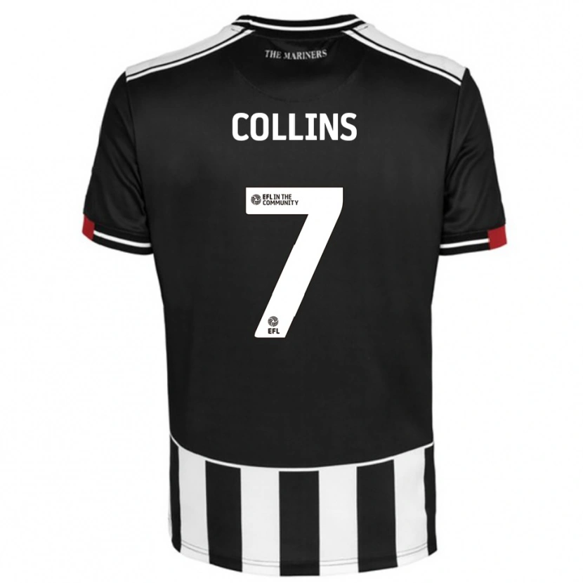Danxen Herren Jack Collins #7 Schwarz Weiß Rot Heimtrikot Trikot 2025/26 T-Shirt Österreich
