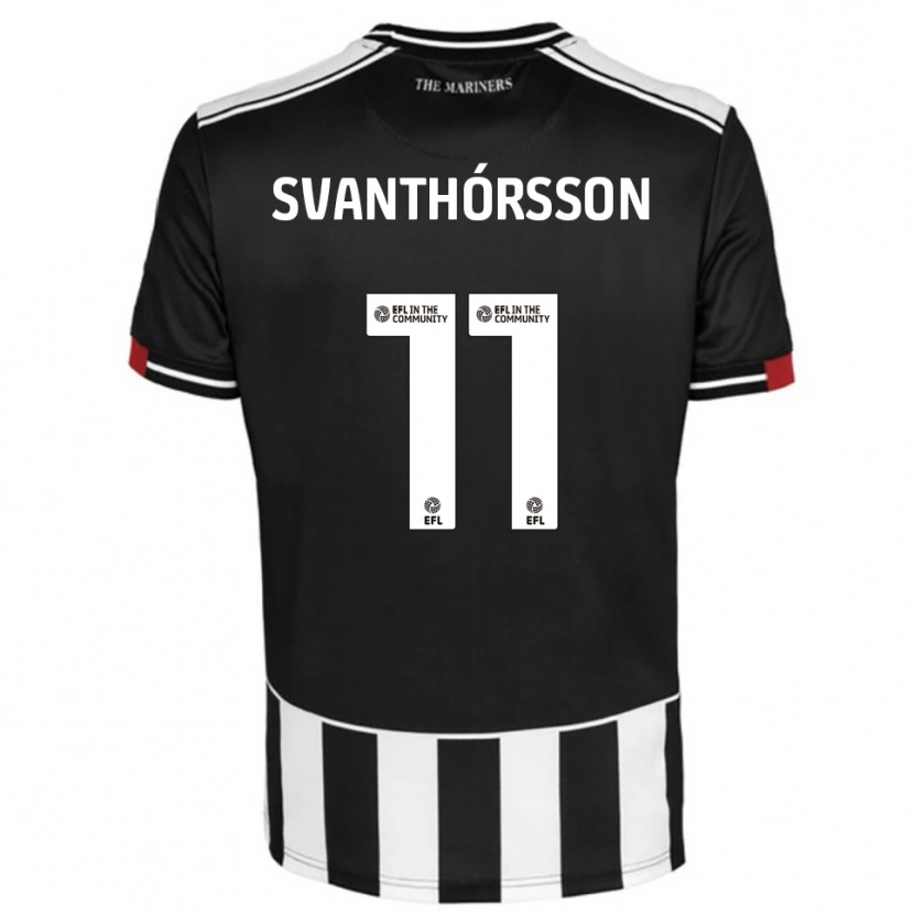 Danxen Herren Jason Dadi Svanthórsson #11 Schwarz Weiß Rot Heimtrikot Trikot 2025/26 T-Shirt Österreich