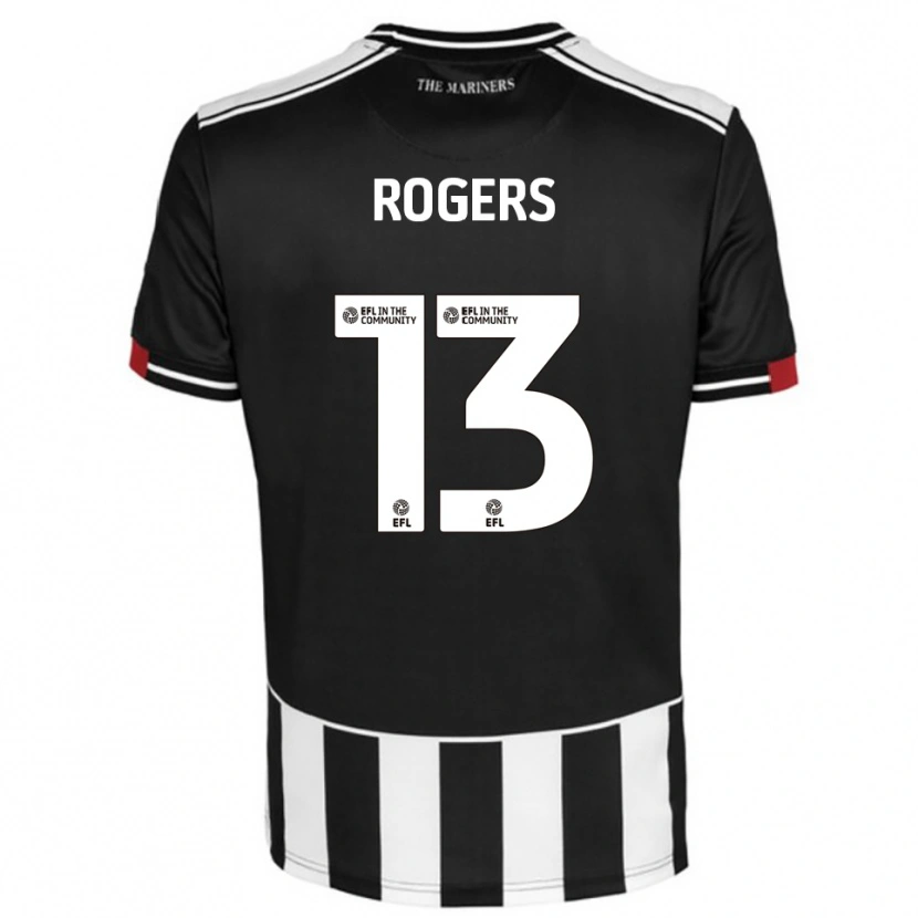 Danxen Herren Hayden Rogers #13 Schwarz Weiß Rot Heimtrikot Trikot 2025/26 T-Shirt Österreich