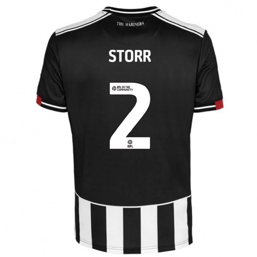 Danxen Herren Callum Storr #2 Schwarz Weiß Rot Heimtrikot Trikot 2025/26 T-Shirt Österreich