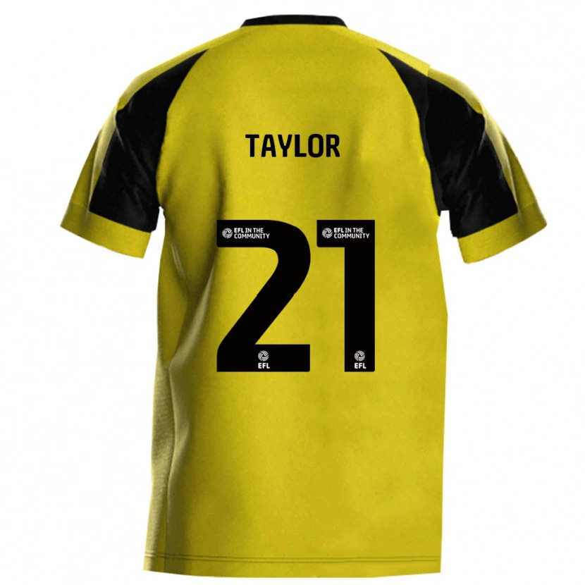 Danxen Herren Ellis Taylor #21 Gelb Grau Heimtrikot Trikot 2025/26 T-Shirt Österreich