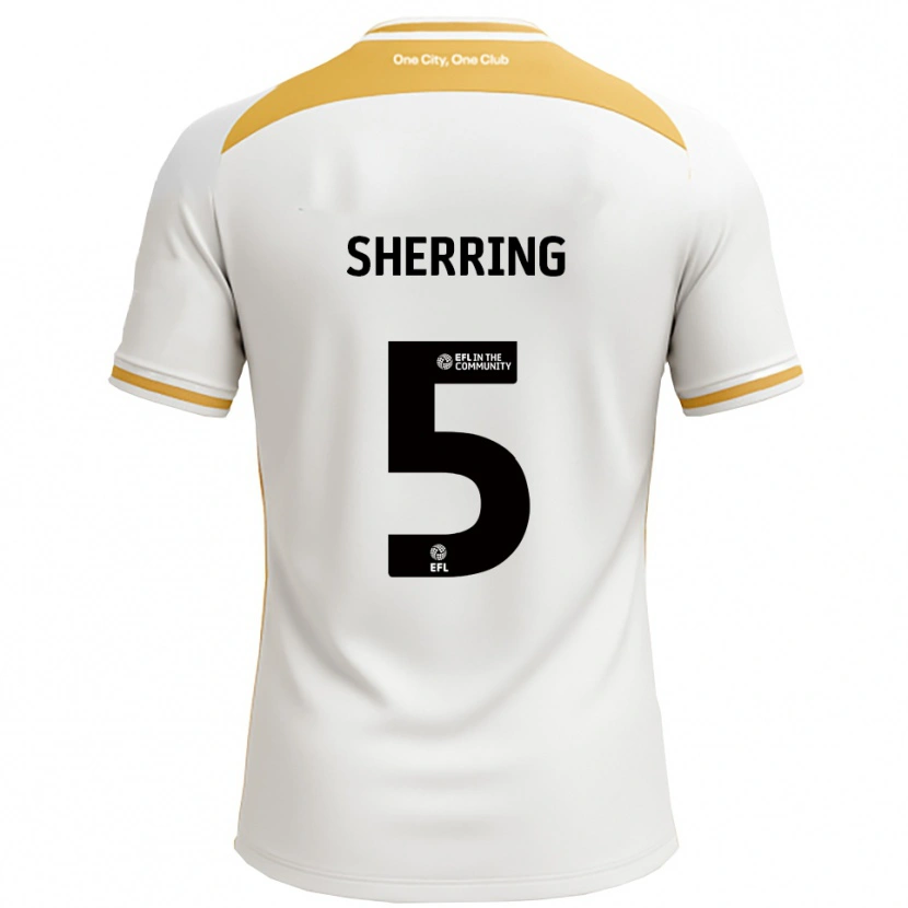 Danxen Herren Sam Sherring #5 Weiß Gold Heimtrikot Trikot 2025/26 T-Shirt Österreich
