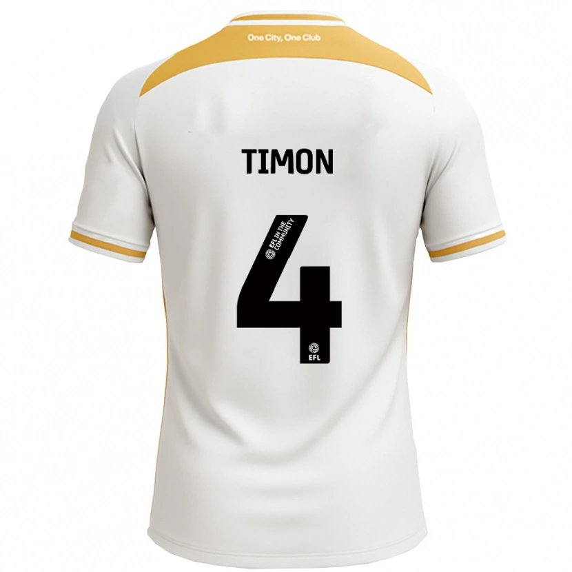 Danxen Herren Amelie Timon #4 Weiß Gold Heimtrikot Trikot 2025/26 T-Shirt Österreich