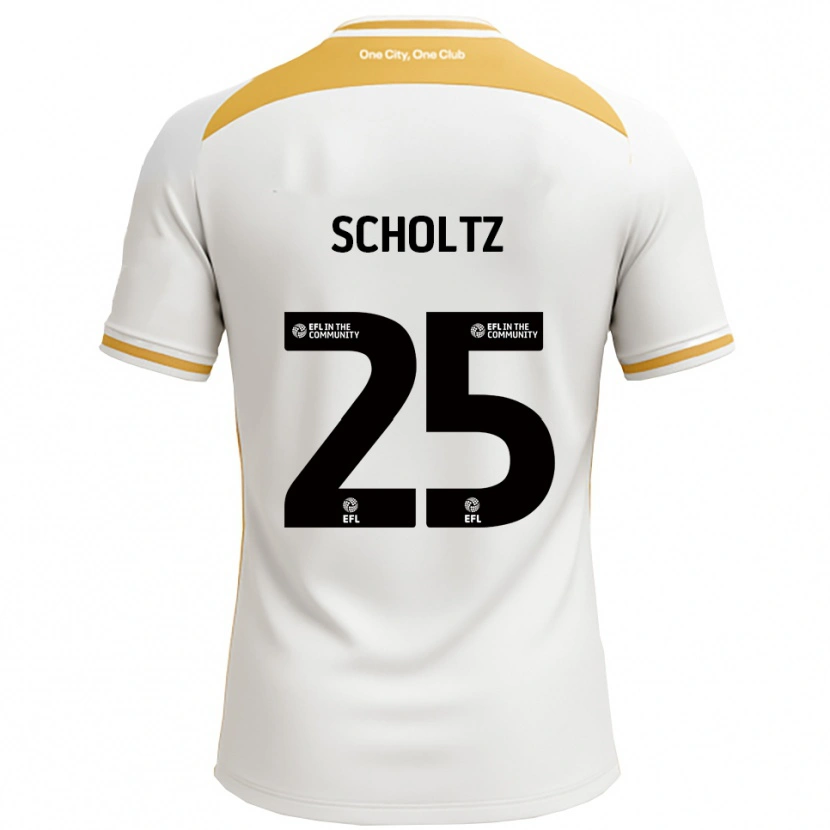 Danxen Herren Phoenix Scholtz #25 Weiß Gold Heimtrikot Trikot 2025/26 T-Shirt Österreich
