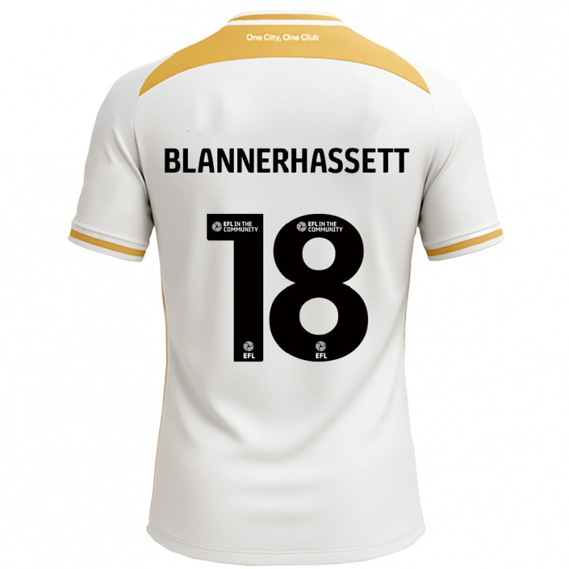 Danxen Herren Tommy Blannerhassett #18 Weiß Gold Heimtrikot Trikot 2025/26 T-Shirt Österreich