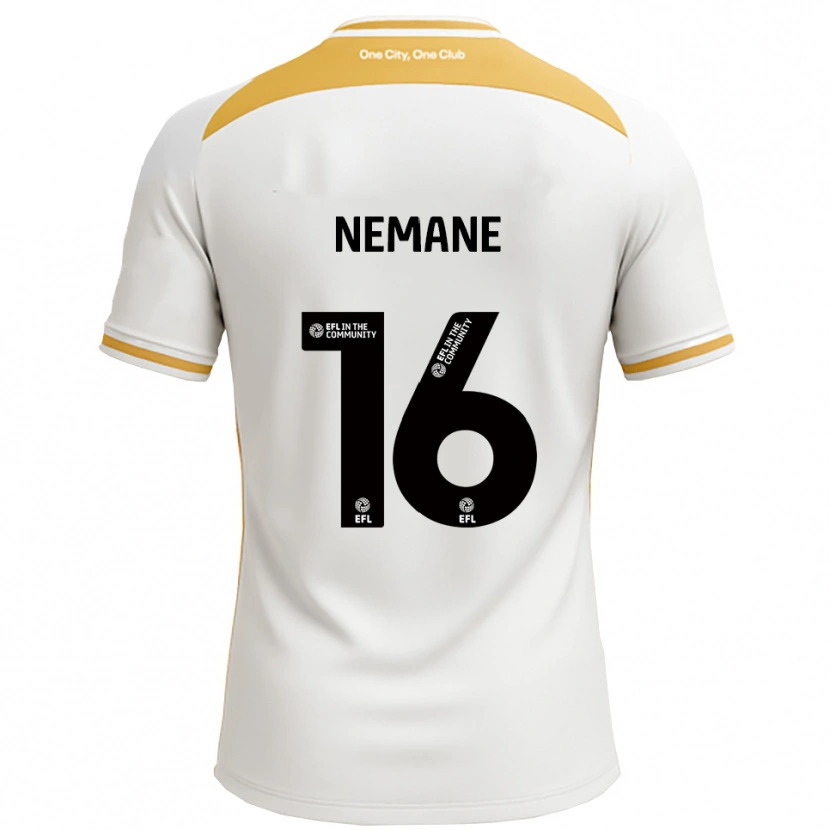 Danxen Herren Aaron Nemane #16 Weiß Gold Heimtrikot Trikot 2025/26 T-Shirt Österreich