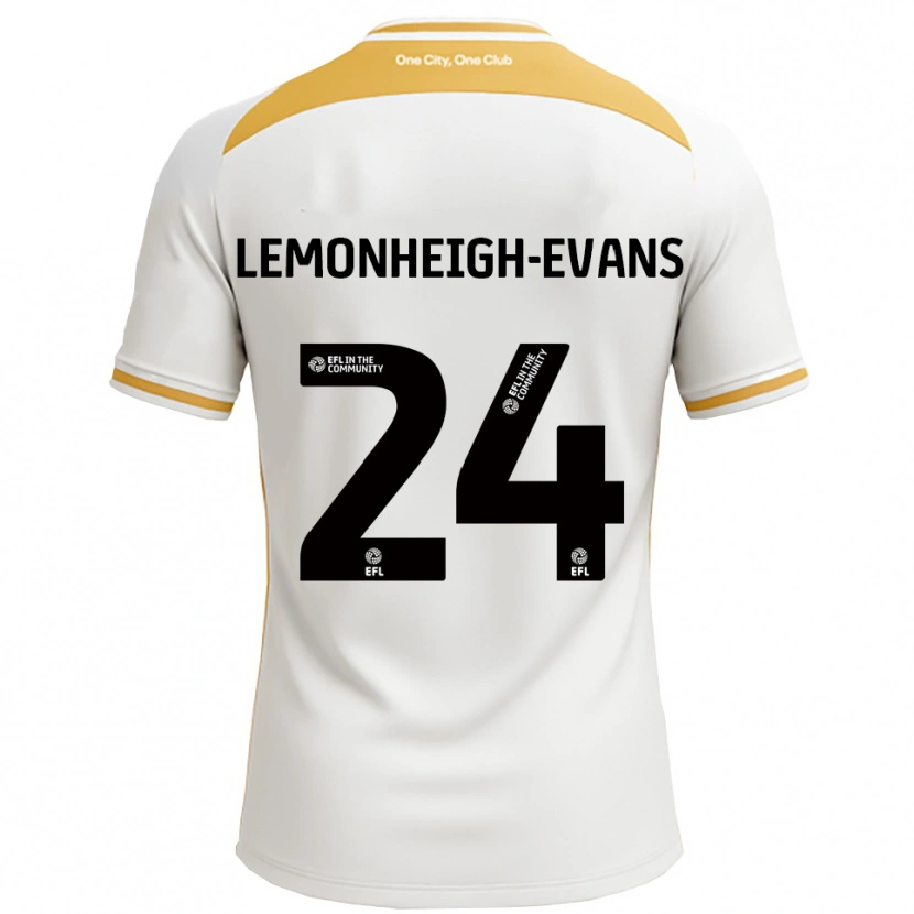Danxen Herren Connor Lemonheigh-Evans #24 Weiß Gold Heimtrikot Trikot 2025/26 T-Shirt Österreich