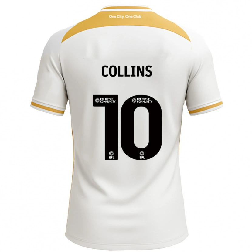 Danxen Herren Aaron Collins #10 Weiß Gold Heimtrikot Trikot 2025/26 T-Shirt Österreich