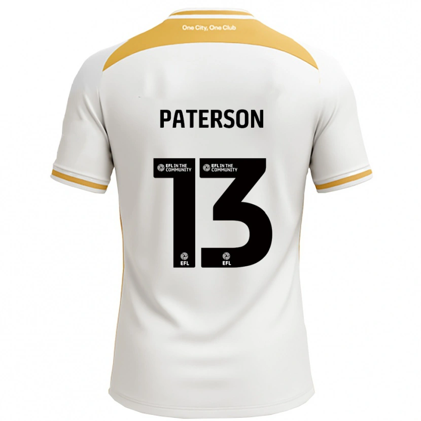 Danxen Herren Callum Paterson #13 Weiß Gold Heimtrikot Trikot 2025/26 T-Shirt Österreich