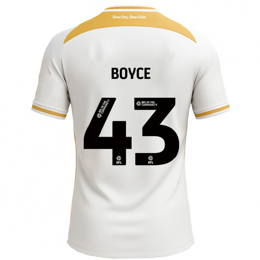 Danxen Herren Kyle Boyce #43 Weiß Gold Heimtrikot Trikot 2025/26 T-Shirt Österreich