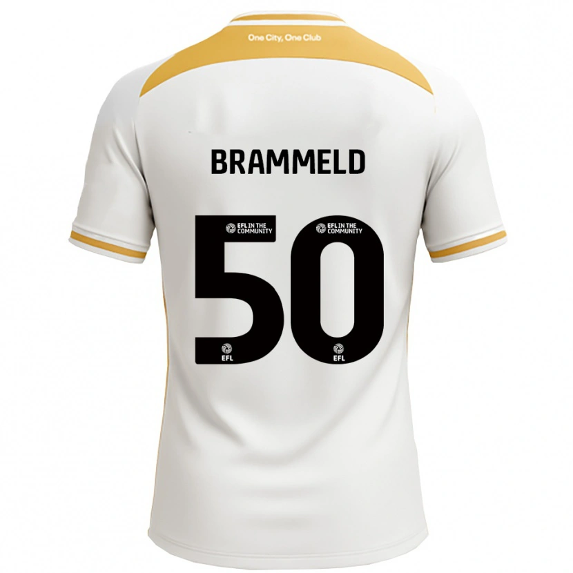 Danxen Herren Michael Brammeld #50 Weiß Gold Heimtrikot Trikot 2025/26 T-Shirt Österreich