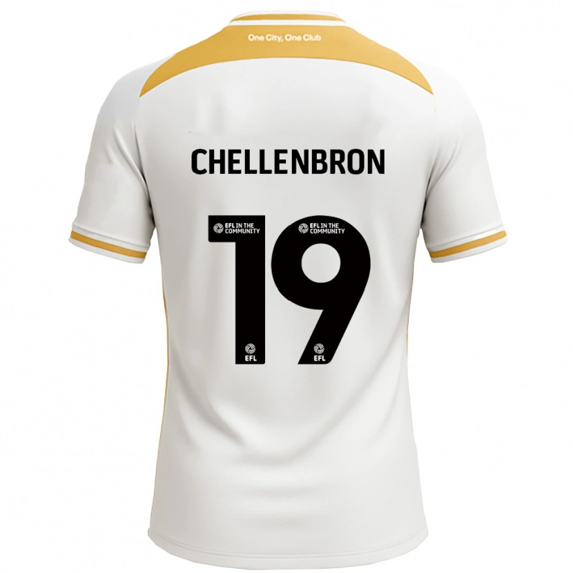 Danxen Herren Katie Chellenbron #19 Weiß Gold Heimtrikot Trikot 2025/26 T-Shirt Österreich