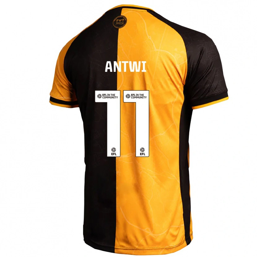 Danxen Herren Cameron Antwi #11 Gelb Schwarz Heimtrikot Trikot 2025/26 T-Shirt Österreich