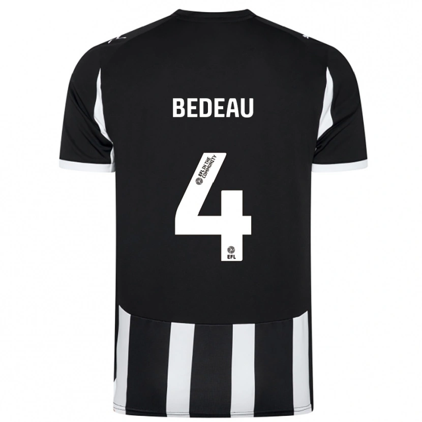 Danxen Herren Jacob Bedeau #4 Schwarz Weiß Heimtrikot Trikot 2025/26 T-Shirt Österreich