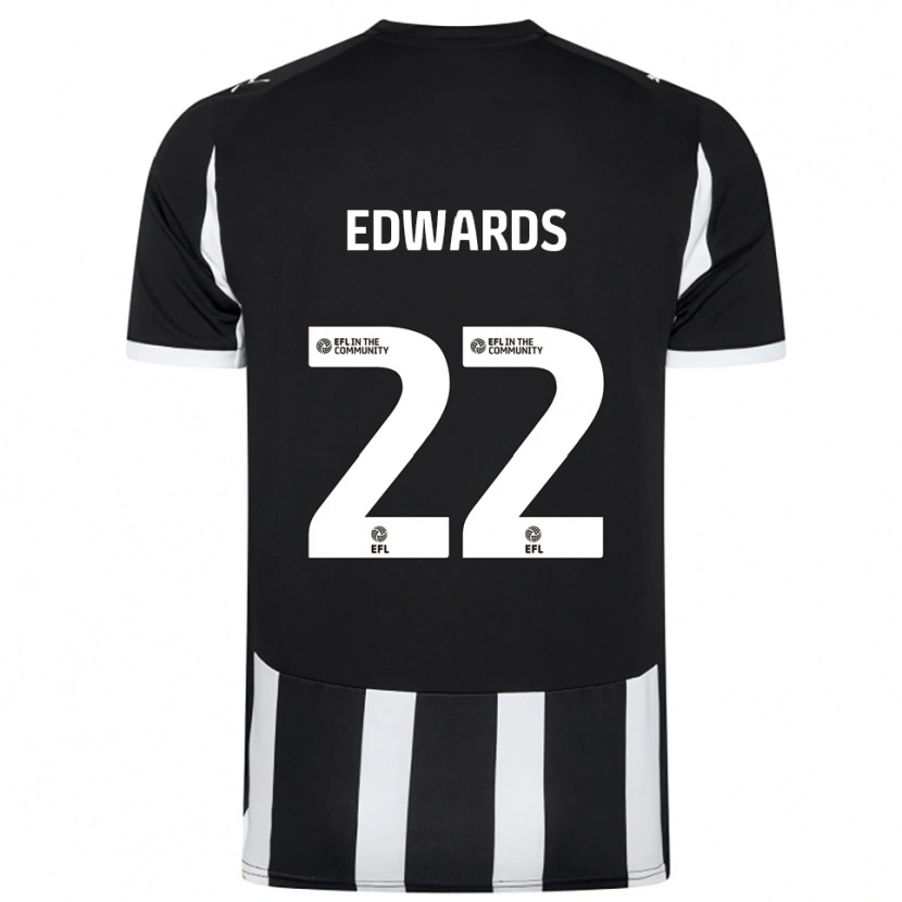 Danxen Herren Curtis Edwards #22 Schwarz Weiß Heimtrikot Trikot 2025/26 T-Shirt Österreich