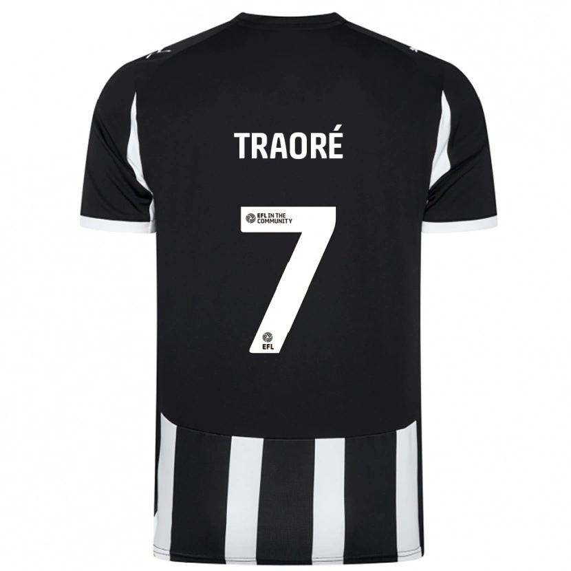 Danxen Herren Maï Traoré #7 Schwarz Weiß Heimtrikot Trikot 2025/26 T-Shirt Österreich