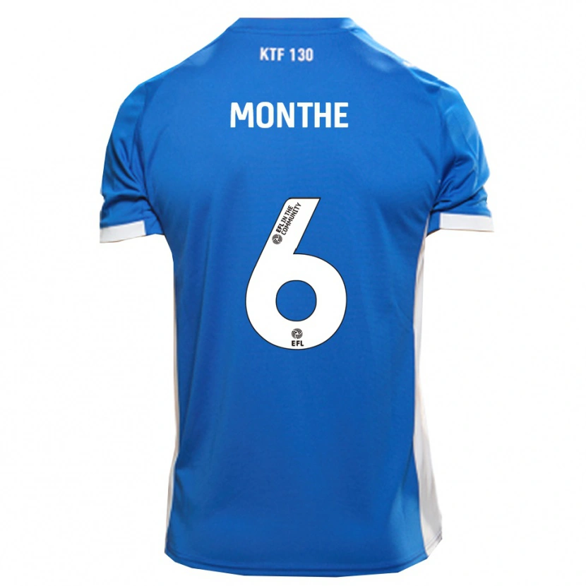 Danxen Herren Manny Monthe #6 Blau Weiß Heimtrikot Trikot 2025/26 T-Shirt Österreich