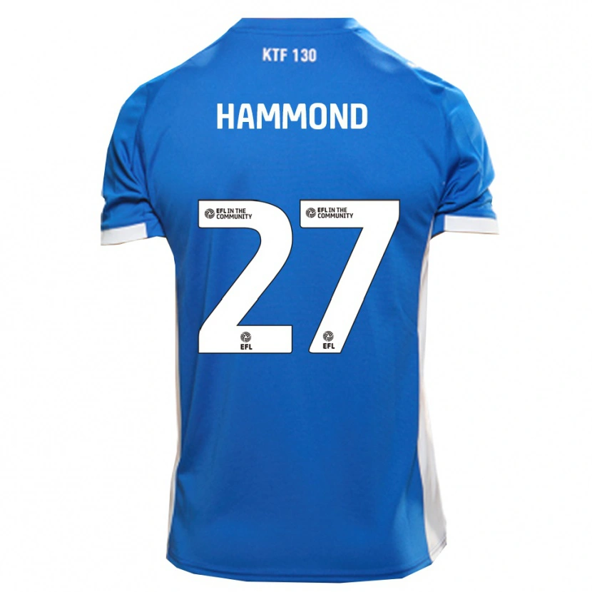 Danxen Herren Oliver Hammond #27 Blau Weiß Heimtrikot Trikot 2025/26 T-Shirt Österreich