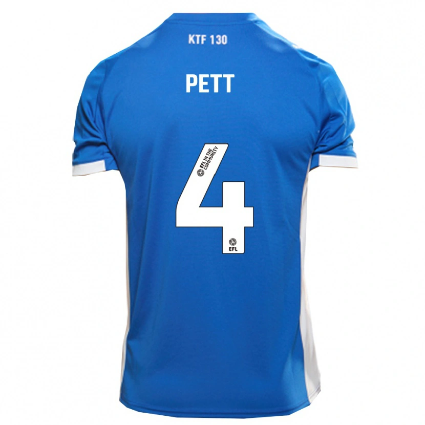 Danxen Herren Tom Pett #4 Blau Weiß Heimtrikot Trikot 2025/26 T-Shirt Österreich
