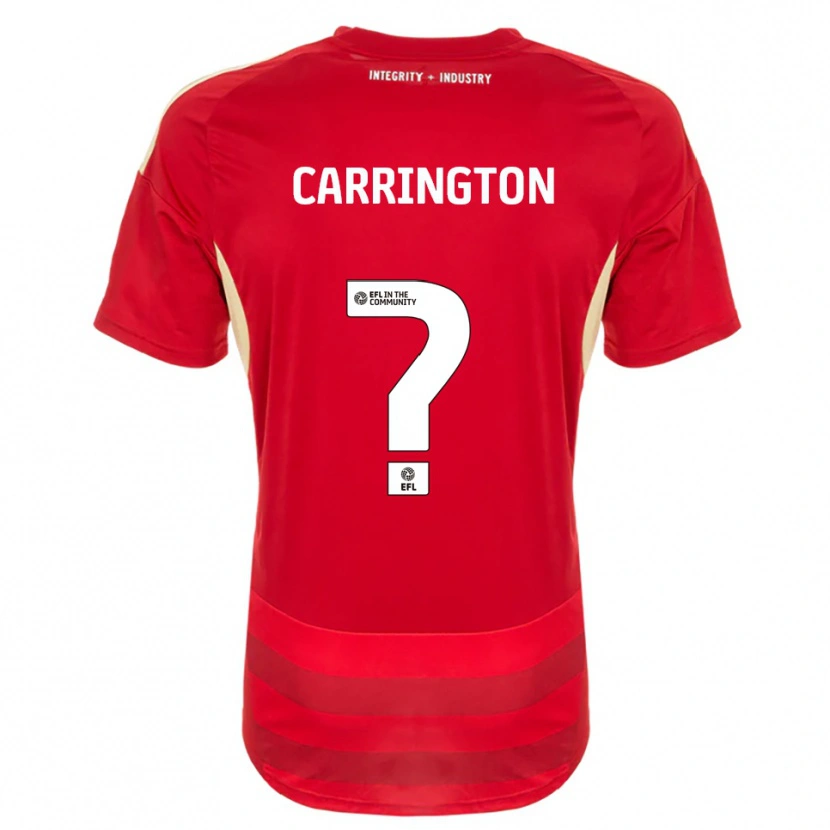 Danxen Herren Abbie Carrington #0 Rot Weiß Heimtrikot Trikot 2025/26 T-Shirt Österreich