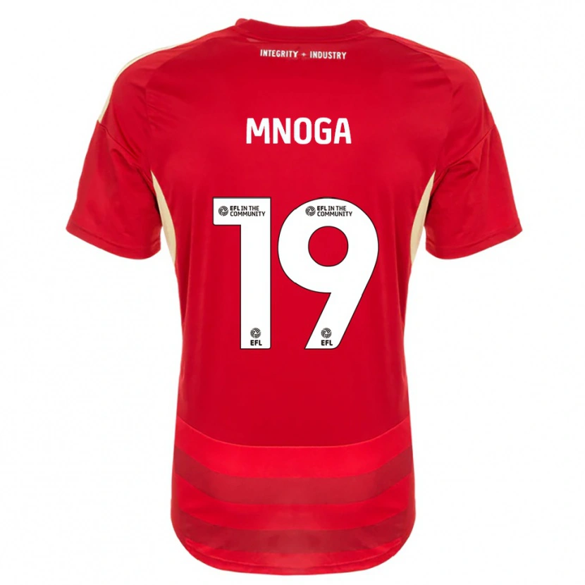 Danxen Herren Haji Mnoga #19 Rot Weiß Heimtrikot Trikot 2025/26 T-Shirt Österreich