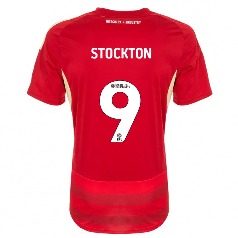 Danxen Herren Cole Stockton #9 Rot Weiß Heimtrikot Trikot 2025/26 T-Shirt Österreich