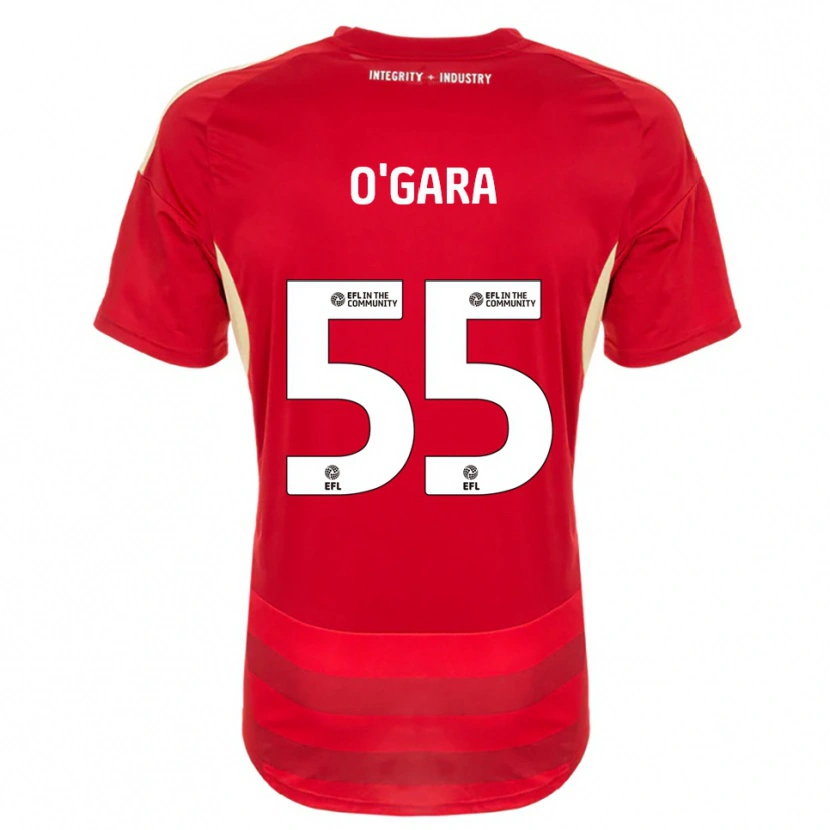 Danxen Herren Harry O'gara #55 Rot Weiß Heimtrikot Trikot 2025/26 T-Shirt Österreich