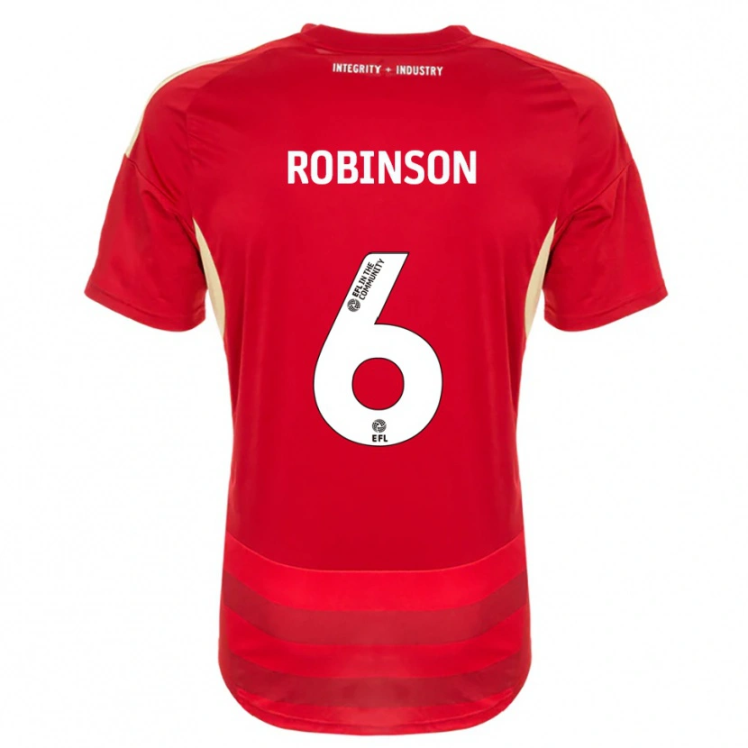 Danxen Herren Lily Robinson #6 Rot Weiß Heimtrikot Trikot 2025/26 T-Shirt Österreich