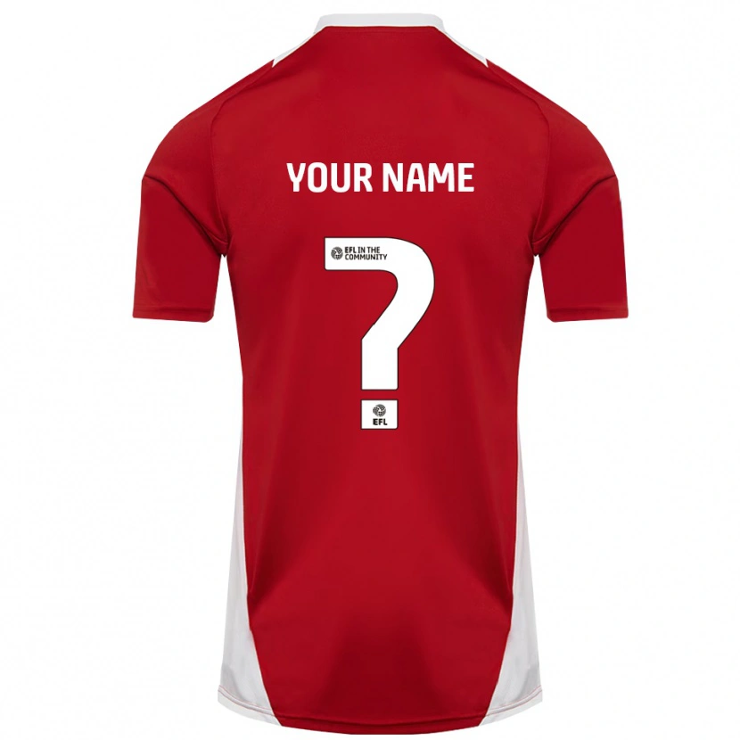 Danxen Herren Ihren Namen #0 Rot Weiß Gold Heimtrikot Trikot 2025/26 T-Shirt Österreich
