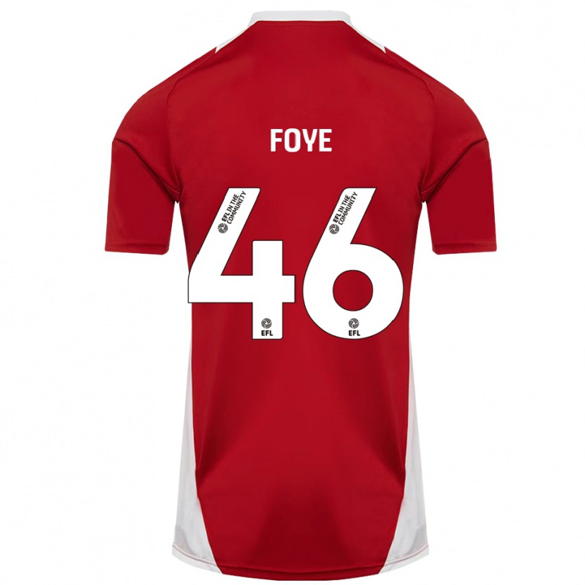Danxen Herren Owen Foye #46 Rot Weiß Gold Heimtrikot Trikot 2025/26 T-Shirt Österreich