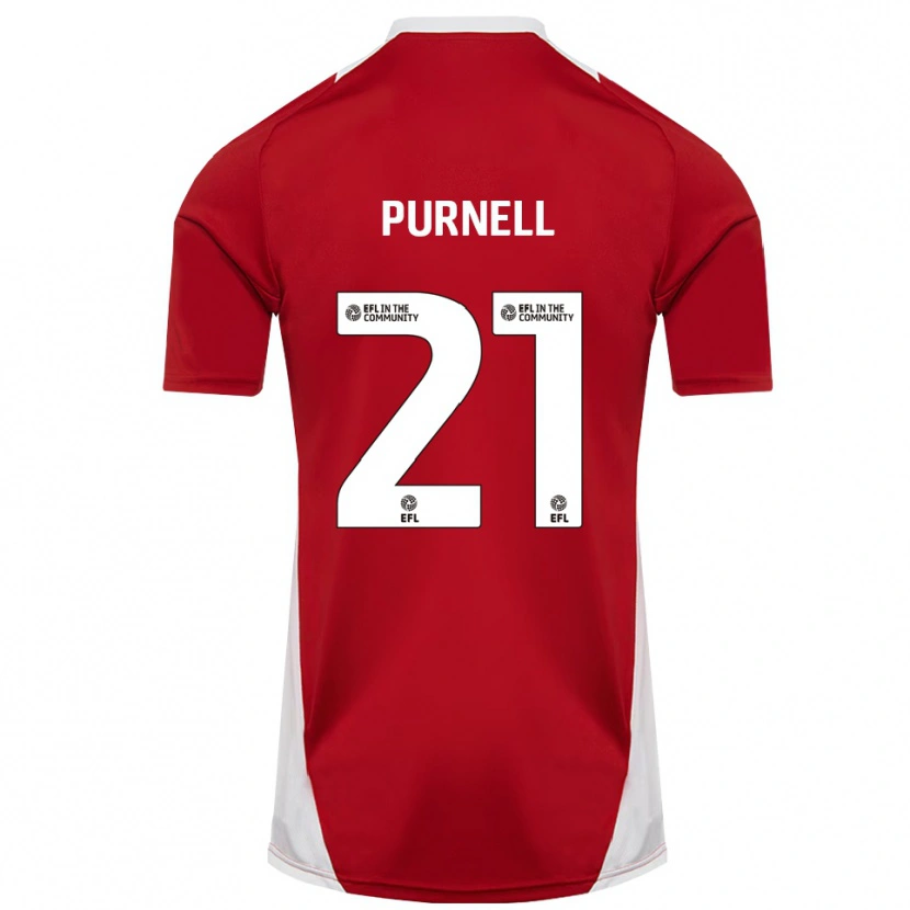 Danxen Herren Grace Purnell #21 Rot Weiß Gold Heimtrikot Trikot 2025/26 T-Shirt Österreich