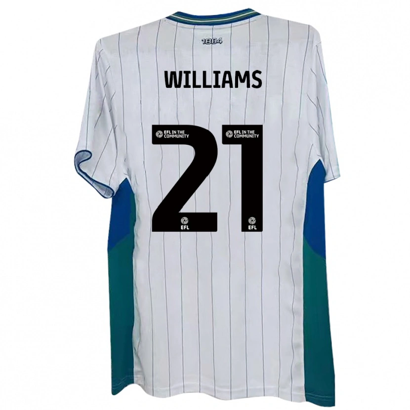 Danxen Herren Josh Williams #21 Weiß Grün Blau Heimtrikot Trikot 2025/26 T-Shirt Österreich