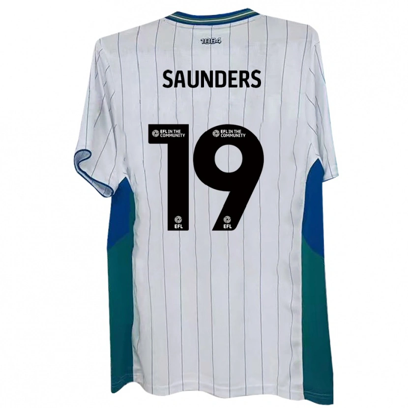Danxen Herren Harvey Saunders #19 Weiß Grün Blau Heimtrikot Trikot 2025/26 T-Shirt Österreich