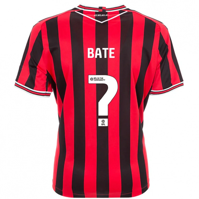 Danxen Herren Rhiannon Bate #0 Rot Schwarz Heimtrikot Trikot 2025/26 T-Shirt Österreich